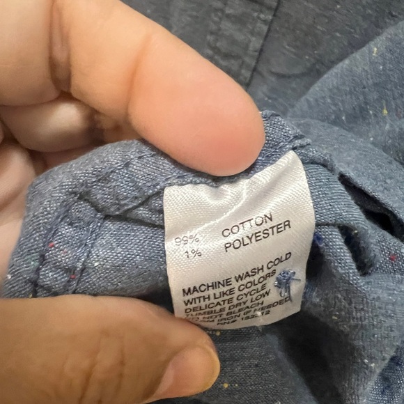 Howler Brother Blue Long Sleeve button down Shirt Mens Large - Picture 6 of 10